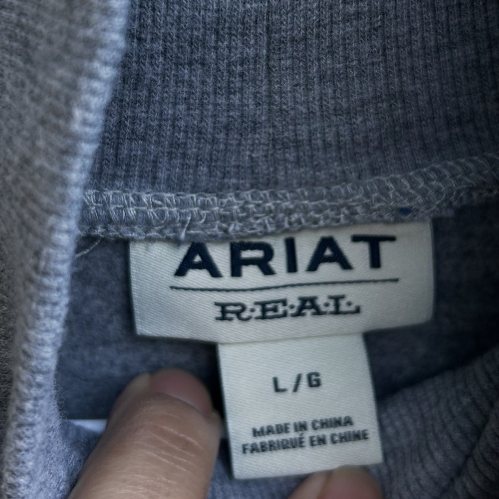Ariat REAL Funnel Women’s Sweatshirt SZ:L - Picture 5 of 8